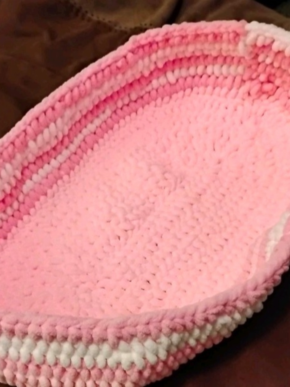 Cat Bed Handmade Crochet Chenille
